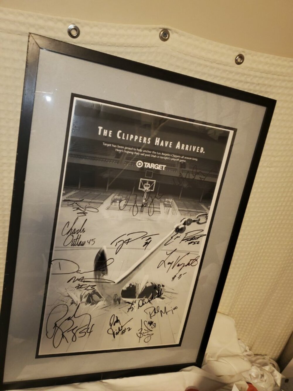 VTG 1997 LA CLIPPERS Playoffs 13 Player Signed Autographed Poster Vs Utah - RARE - Picture 7 of 9